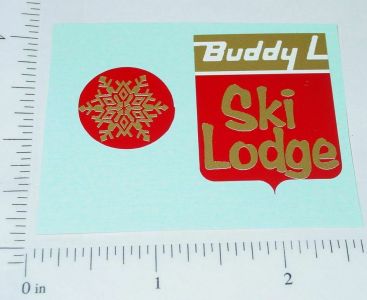 Buddy L Volkswagon Bus Ski Van Sticker Set Main Image