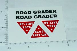 Nylint Road Grader Vehicle Sticker Set