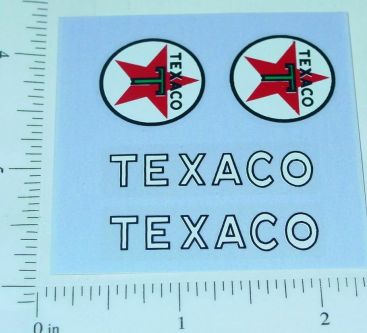 Nylint Texaco Ford Econoline Van Sticker Set Main Image