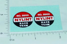 Pair Nylint #5900 Ford Econoline Race Team Stickers
