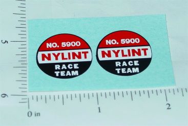 Pair Nylint #5900 Ford Econoline Race Team Stickers Main Image