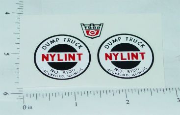 Nylint #5100 Dump Truck Sticker Set Main Image