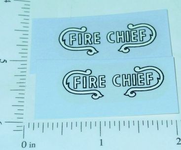 Nylint Ford Bronco Fire Chief Vehicle Set of 2 Stickers Main Image