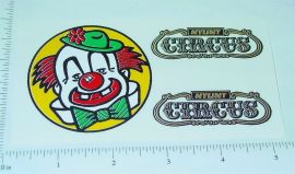 Vintage Nylint Circus Semi Truck Sticker Set