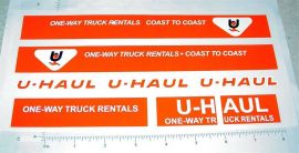 Nylint U-Haul Cube Van Replacement Sticker Set