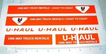 Nylint U-Haul Cube Van Replacement Sticker Set Main Image