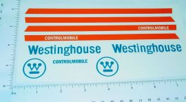 Nylint Westinghouse Econoline Van Sticker Set