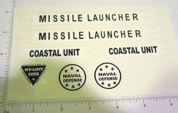 Nylint Missile Launcher Vehicle Sticker Set Main Image