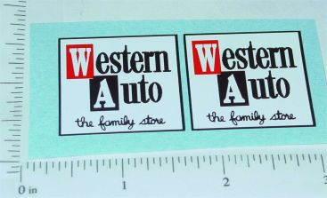 Pair Nylint Western Auto Econoline Pickup Stickers Main Image