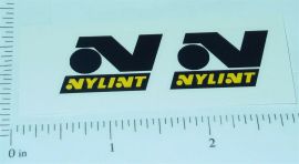 Pair Nylint Black/Yellow Replacement Stickers