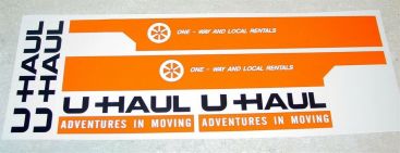 Nylint U-Haul Over Cab Moving Van Stickers Main Image