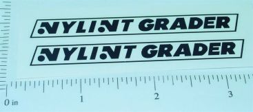 Pair Nylint Road Grader Replacement Stickers Main Image