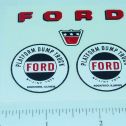 Nylint Ford Platform Dump Truck Sticker Set Main Image