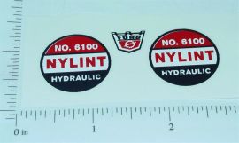 Nylint #6100 Hydraulic Dump Truck Sticker Set