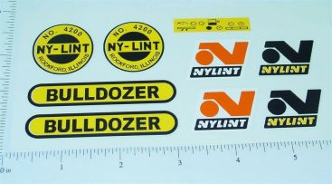 Nylint Bulldozer Construction Toy Sticker Set Main Image