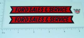 Nylint Ford Sales & Service Pickup Sticker Set