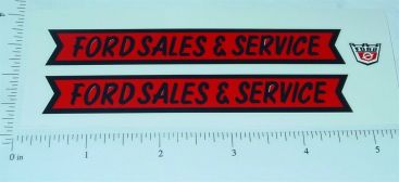 Nylint Ford Sales & Service Pickup Sticker Set Main Image