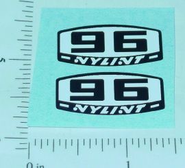 Pair Nylint Racing Car Replacement Stickers
