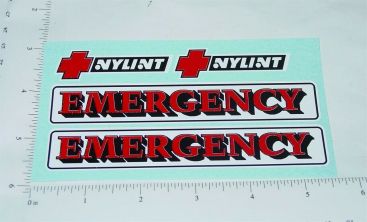 Nylint Emergency Rescue Squad Truck Sticker Set Main Image