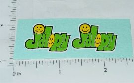 Nylint Jalopy Hot Rod Toy Car Sticker Pair