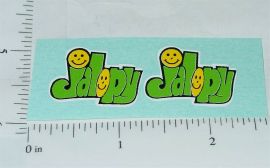 Nylint Jalopy Hot Rod Toy Car Sticker Pair