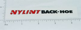 Nylint Backhoe Construction Vehicle Sticker