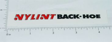 Nylint Backhoe Construction Vehicle Sticker Main Image