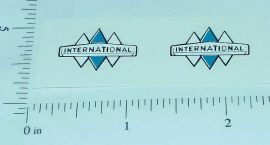 Pair Product Miniature International Door Stickers