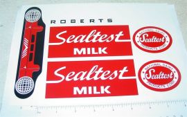 Roberts Seal Test Milk Delivery Van Sticker Set
