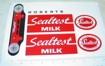 Roberts Seal Test Milk Delivery Van Sticker Set Main Image