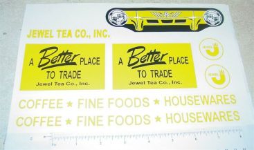 Roberts Jewel Tea Delivery Van Sticker Set Main Image