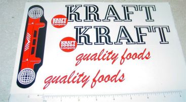 Roberts Kraft Foods Van Sticker Set Main Image