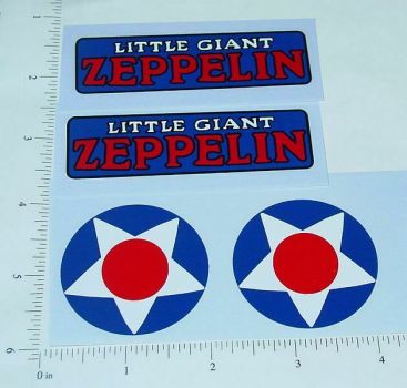 Steelcraft Little Giant Zeppelin Sticker Set Main Image