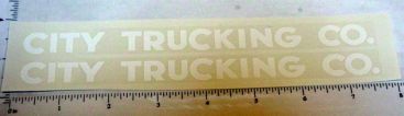 Pair Steelcraft City Trucking Co. Sticker Set Main Image