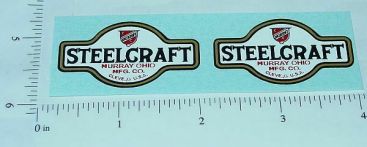 Pair Steelcraft Toy Trucks Replacement Logo Stickers Main Image