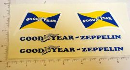 Steelcraft Goodyear Zeppelin Sticker Set