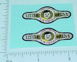 Pair Steelcraft Little Jim/JC Penney Logo Stickers