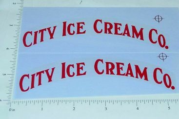 Pair Steelcraft City Ice Cream Co. Sticker Set Main Image