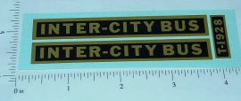 Steelcraft Intercity Bus Replacement Sticker Set