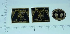 Steelcraft Mack Jr. Truck Black Sticker Set