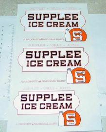 Steelcraft Supplee Ice Cream Truck Sticker