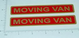 Pair Steelcraft Moving Van Truck Stickers