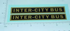 Pair Steelcraft Large Inter City Bus Stickers