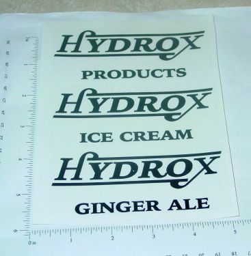 Steelcraft Hydrox Products Box Van 3 part Sticker Set Main Image