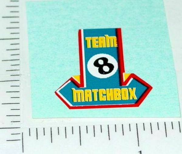 Superfast Matchbox 24 Team Matchbox Sticker Toy Decals Gasoline