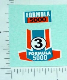 Superfast Matchbox #36 Formula 500 Sticker Set