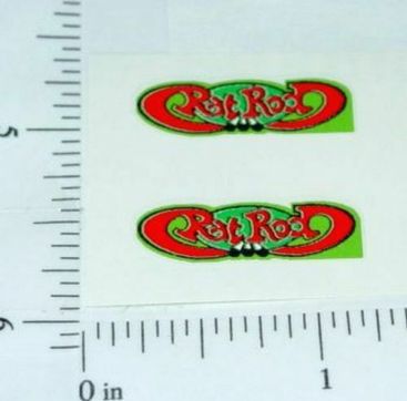 Pair Matchbox #62E Superfast Rat Rod Cougar Stickers Main Image