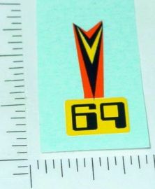 Superfast Matchbox #69 Turbo Fury Sticker