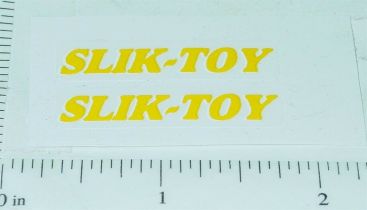 Pair Slik Toy Dump Truck Door Sticker Set Main Image