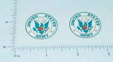 Pair US Army Smith Miller Truck Door Stickers Main Image